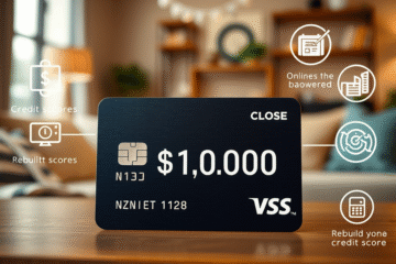 Image representing a bad credit credit card with a NZ$1,000 initial limit for rebuilding credit.