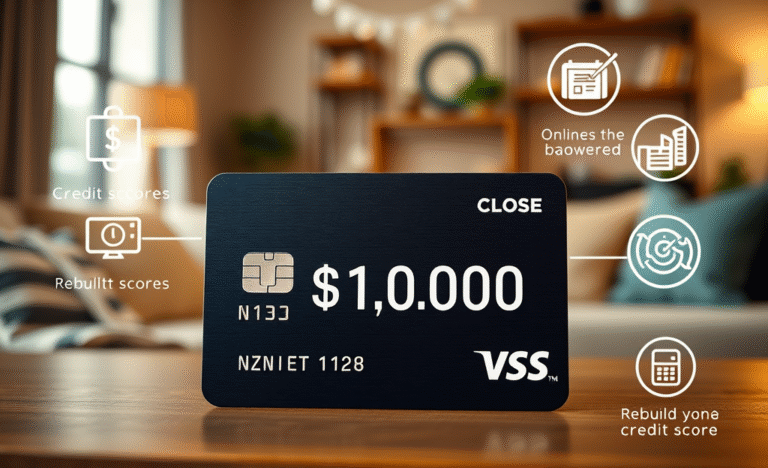 Image representing a bad credit credit card with a NZ$1,000 initial limit for rebuilding credit.