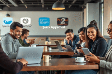 Person applying for a credit card online without income verification.