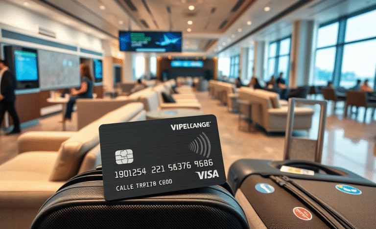 A luxury travel scene showcasing a VIP lounge with passengers enjoying amenities.