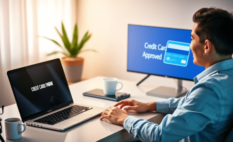 Instant credit card approval through hassle-free online registration
