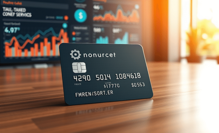 A credit card showcasing features of flexible and customizable limits based on user profiles.