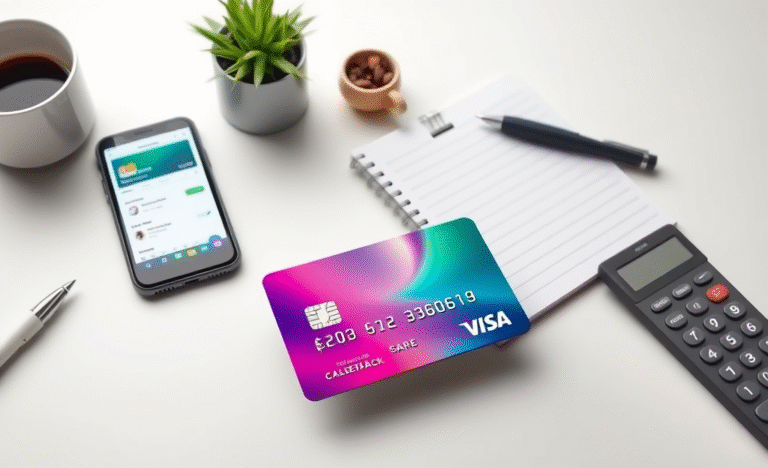 A person using a credit card to manage daily expenses easily.