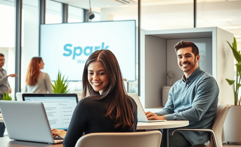 A candidate preparing for the selection process at Spark New Zealand.