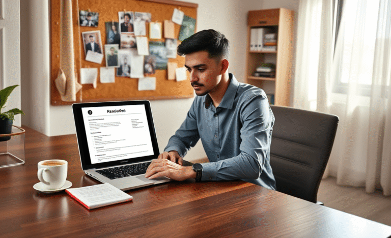 An infographic explaining how to build a perfect resume.