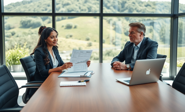 A professional discussing salary and benefits negotiation strategies.