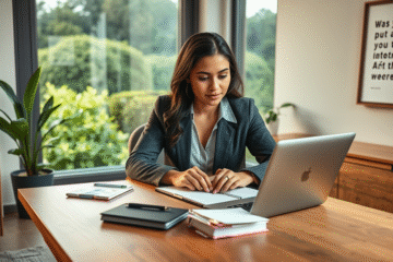 An individual researching a company's background and culture before a job interview.