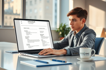 A well-organized resume showcasing key skills and experiences.