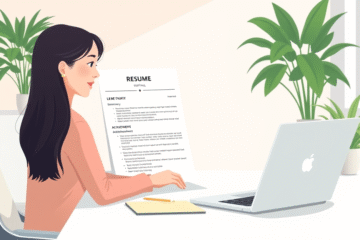 A visually appealing resume layout with highlighted sections for skills and accomplishments.